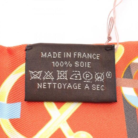 HERMES Cream Silk Scarf - Picture 3 of 3